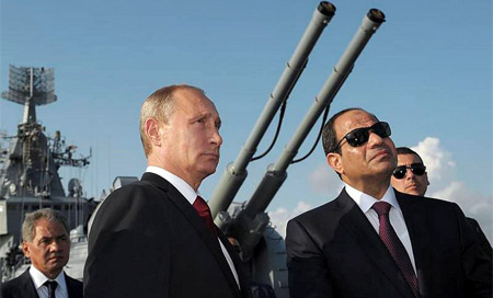 putin y al sisi en el cairo Egipto recibe a Putin como a un aliado estratégico